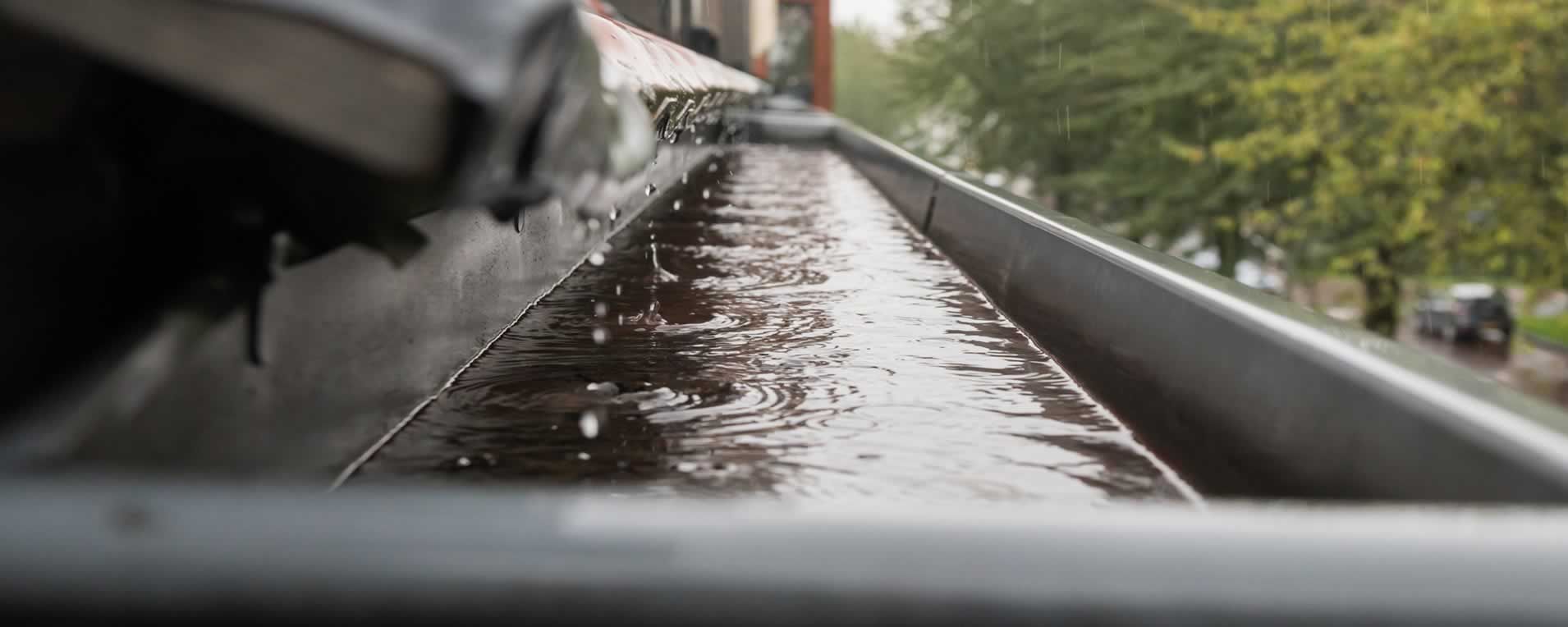 Summer storms rain gutters Nashville, TN