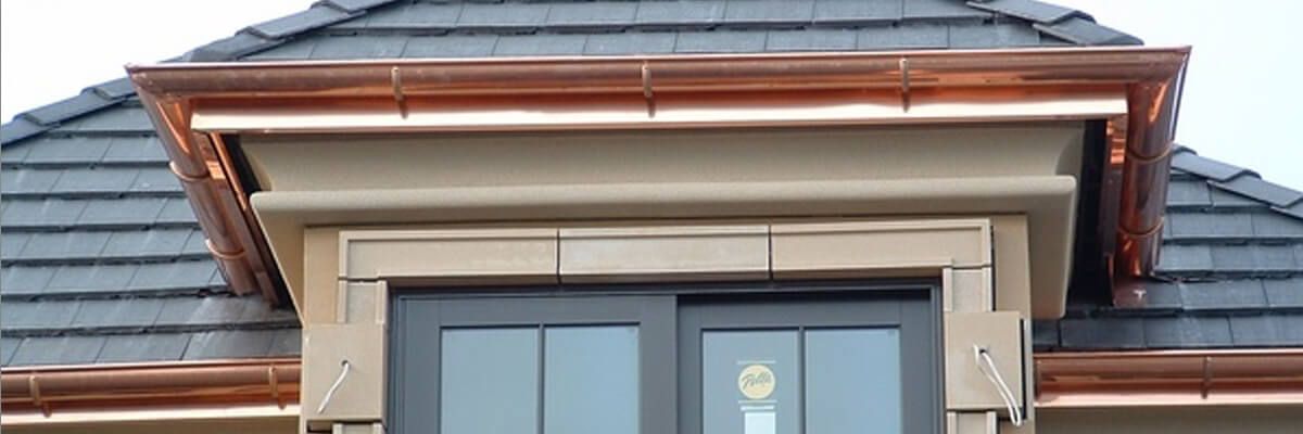 Clarksville seamless copper gutters for your home